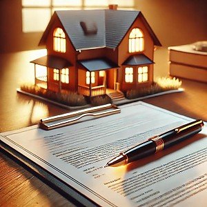 Immobilie auf Grundst�ck