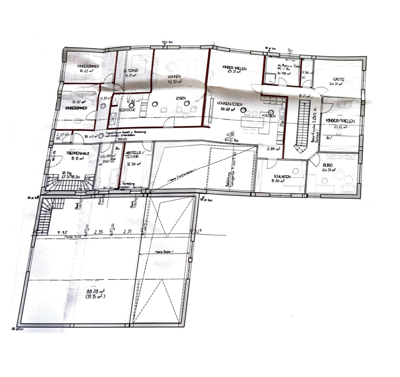 Grundriss_1.OG_Hemau Halle / Lager / Produktion Hemau