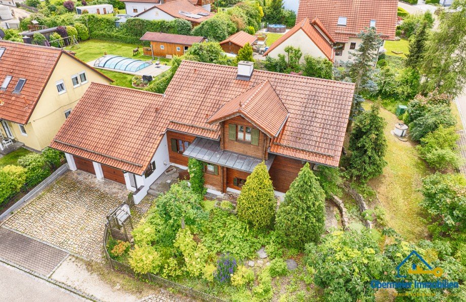 Vogelperspektive Einfamilienhaus Painten