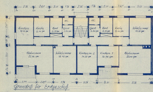 Grundriss EG Weingart Mehrfamilienhaus Neutraubling
