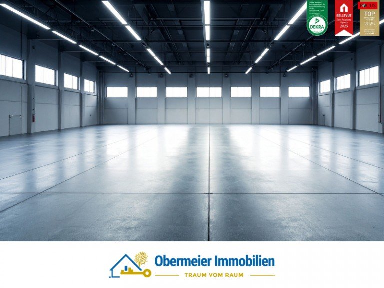 Musterfoto Siegenburg Lager Ideal f�r Logistik, Lager oder Produktion - Halle mit B�ro im Landkreis Kelheim