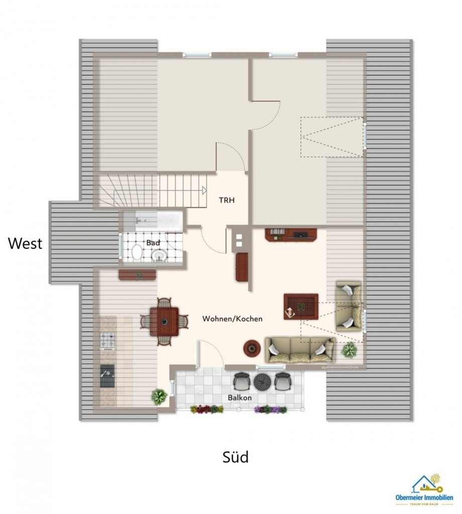 Dachgeschoss Einfamilienhaus Langquaid