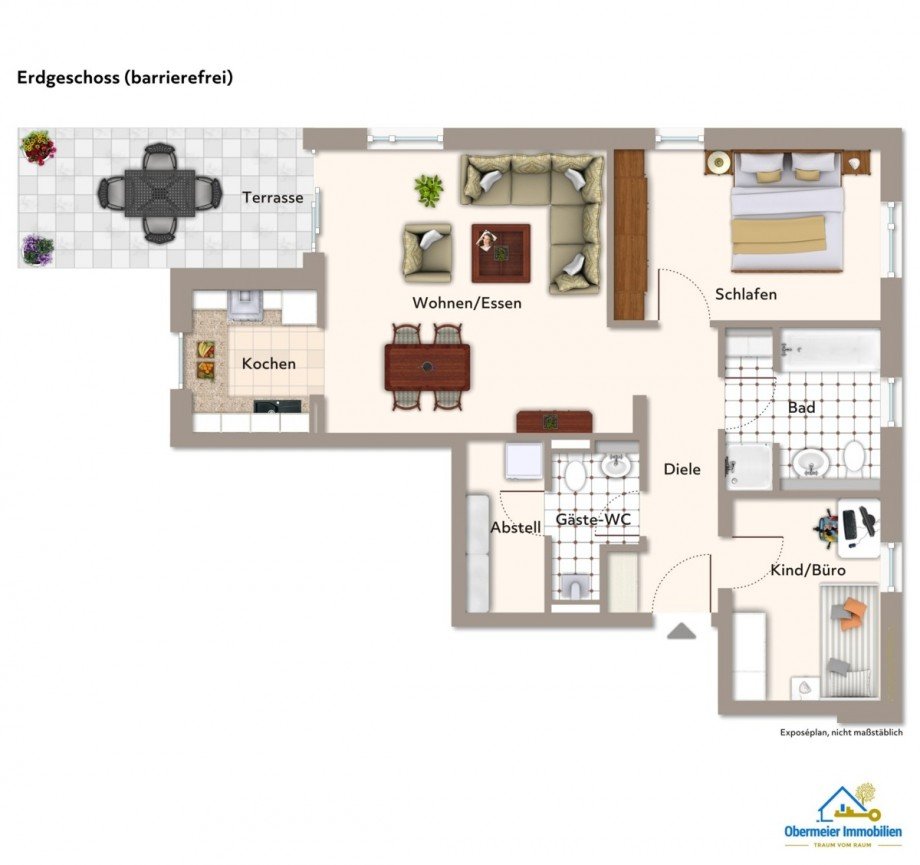  Erdgeschosswohnung Kelheim / Affecking