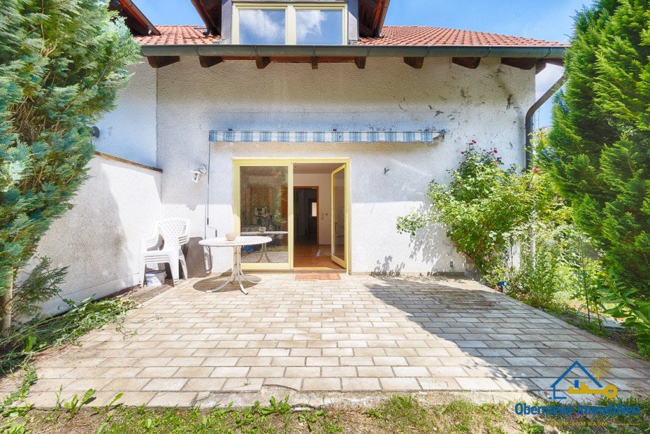 Terrasse Doppelhaush�lfte Mainburg
