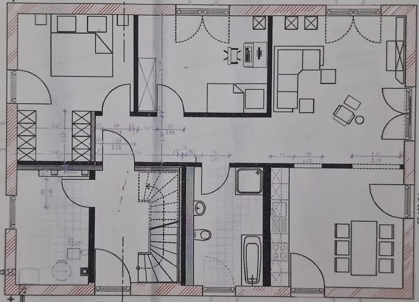 Grundriss EG Haus Tegernheim