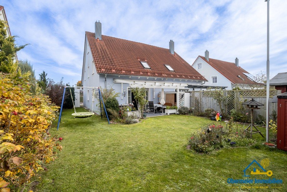 Garten-S�dwest Doppelhaush�lfte Abensberg / Offenstetten