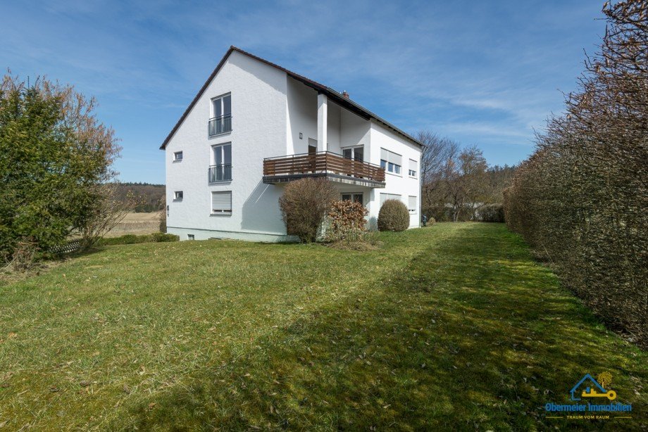 Gartenansicht Erdgeschosswohnung Pentling