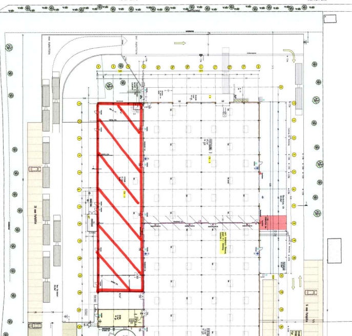 Grundriss Halle / Lager / Produktion Abensberg