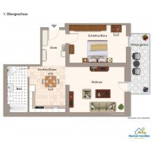  Hochwertige 2,5-Zimmer-Wohnung in denkmalgesch�tzter Innenstadtlage mit beheiztem Wintergarten