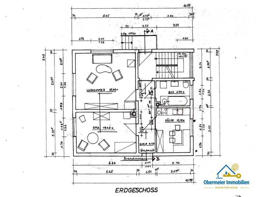 Erdgeschoss Zweifamilienhaus Pentling