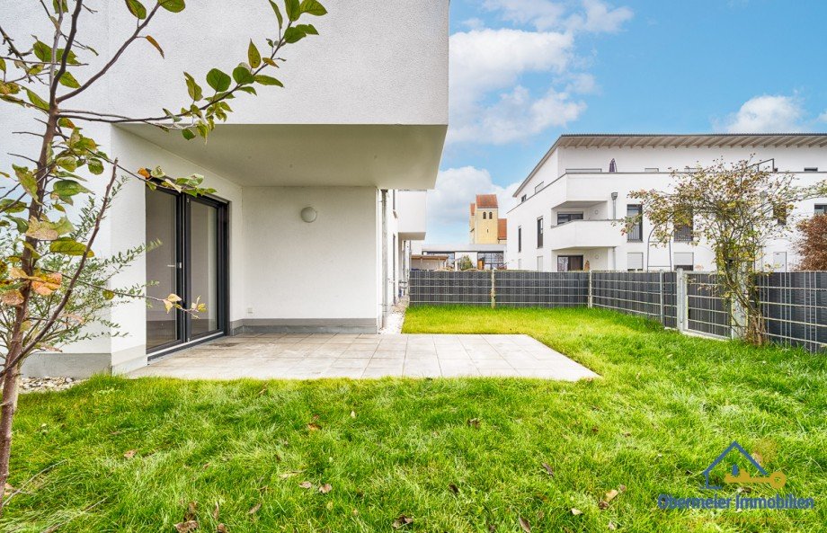 Gartenansicht Erdgeschosswohnung Kelheim / Affecking