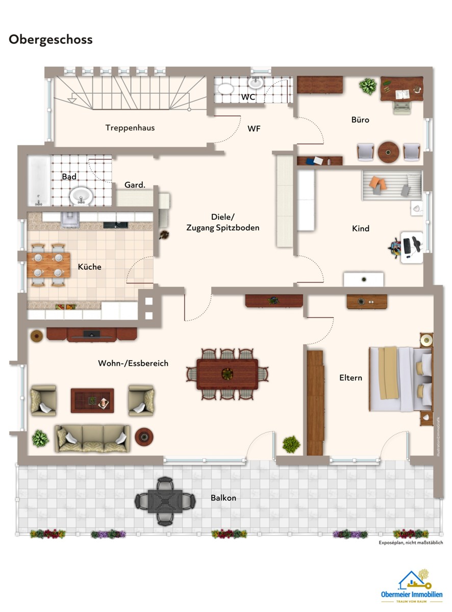  Etagenwohnung Wenzenbach / Gr�nthal