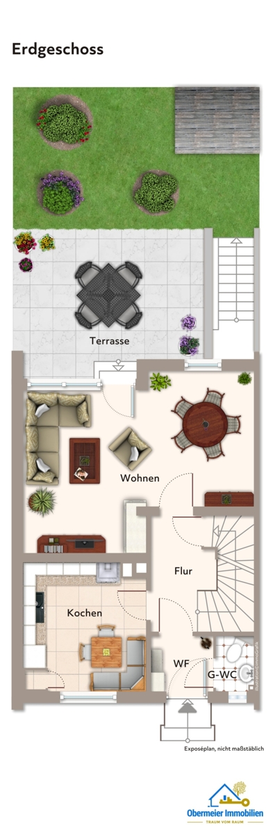 Erdgeschoss Reihenmittelhaus Regensburg