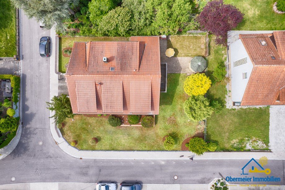 Vogelperspektive Zweifamilienhaus Maxh�tte-Haidhof