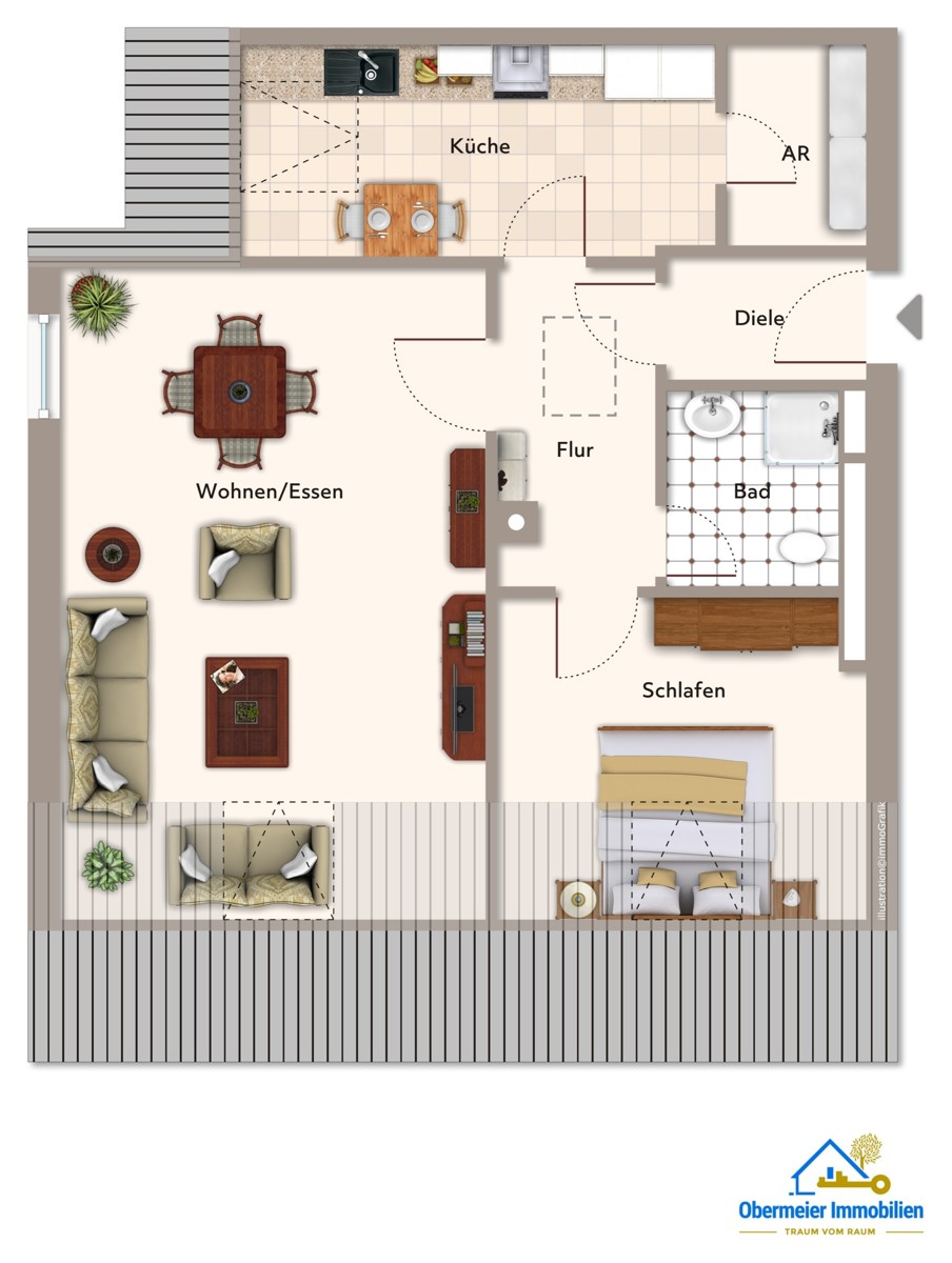  Dachgeschosswohnung Regensburg