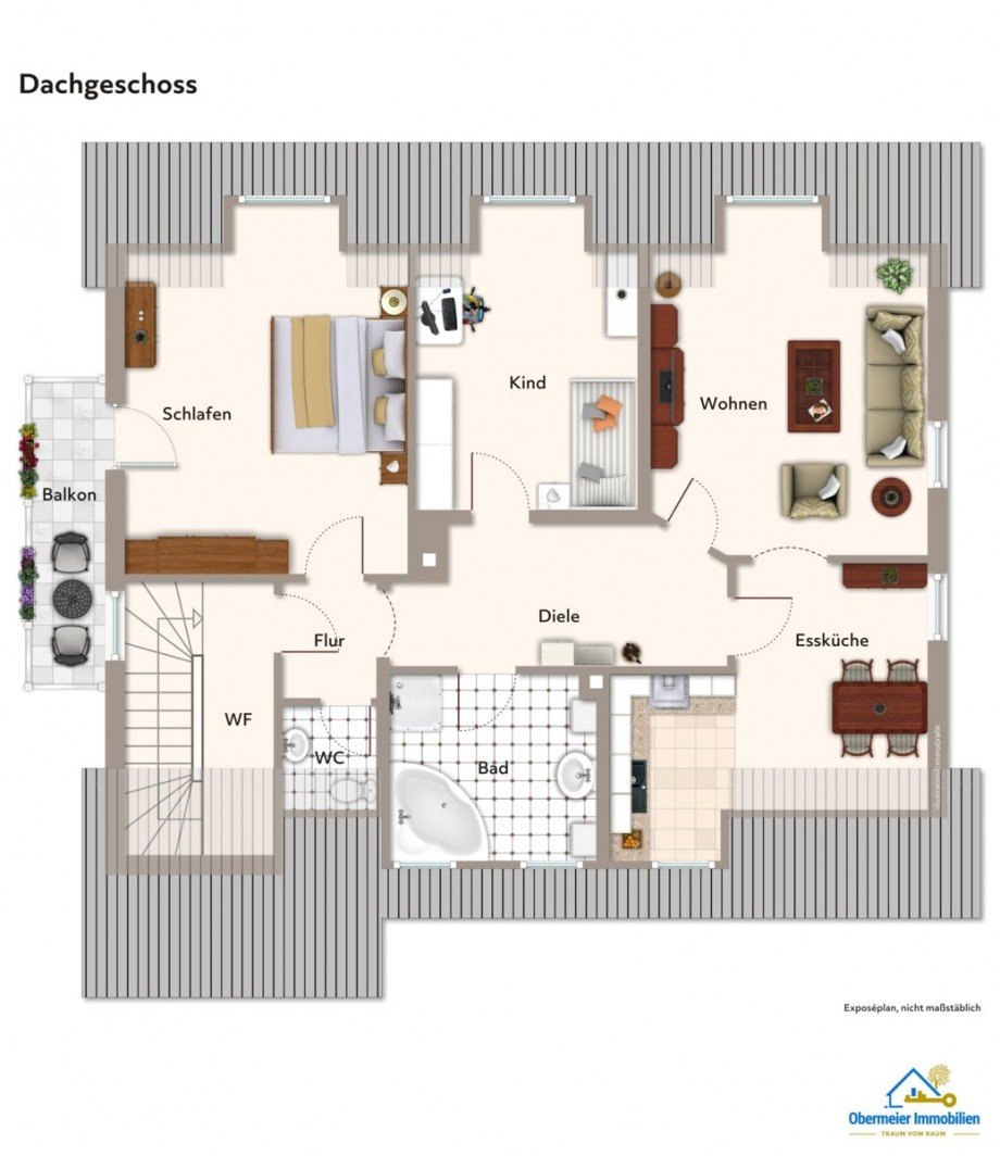  Dachgeschosswohnung Maxh�tte-Haidhof