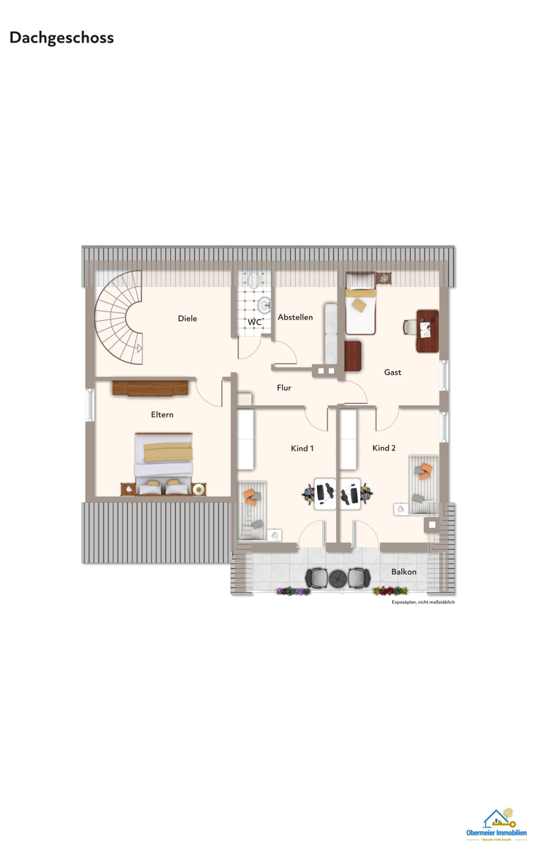 Dachgeschoss Einfamilienhaus Lappersdorf