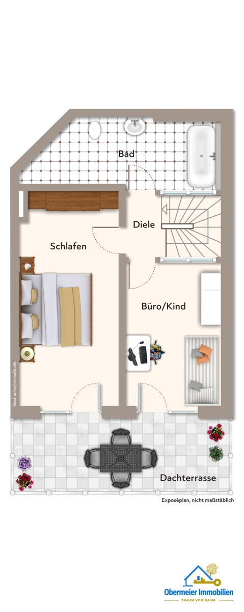 Dachgeschoss Maisonettewohnung Ingolstadt