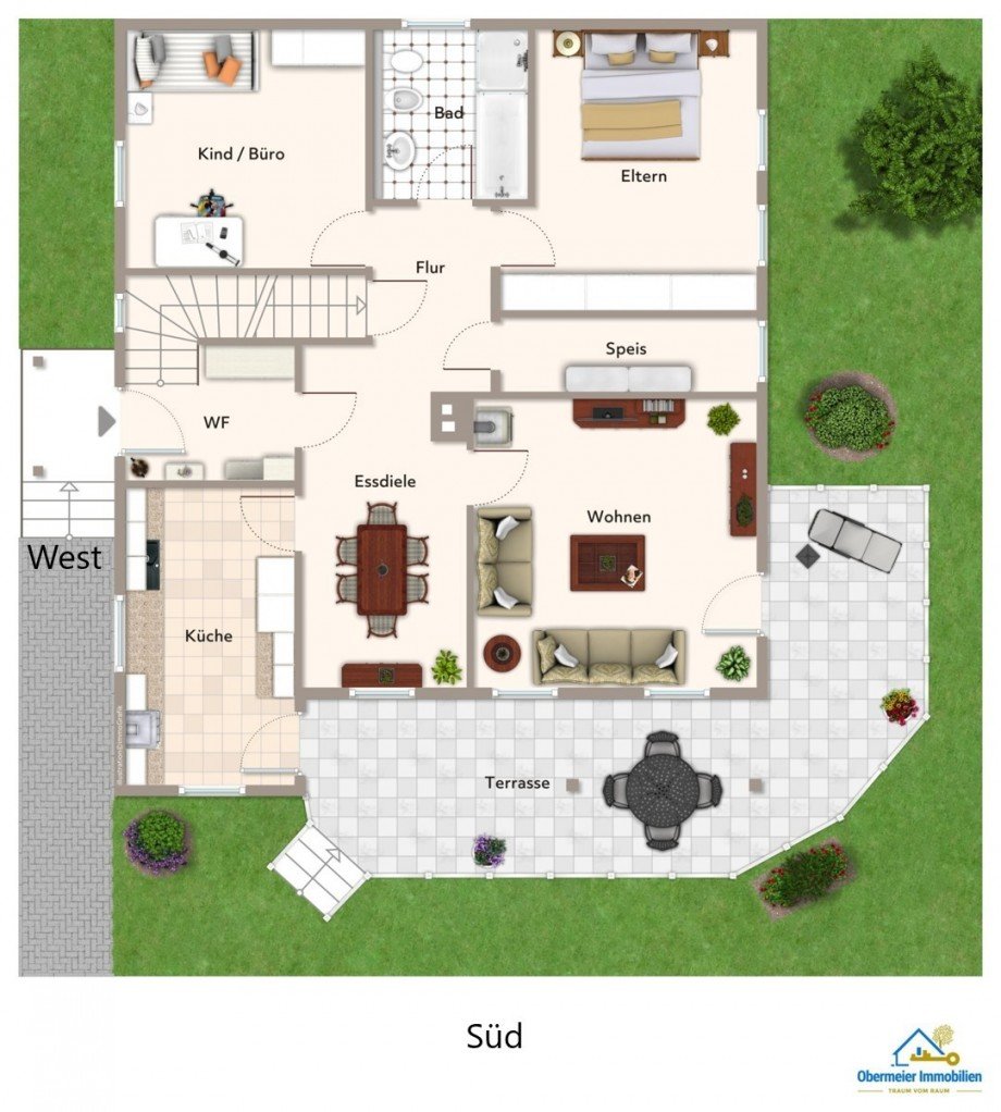 Erdgeschoss Einfamilienhaus Langquaid