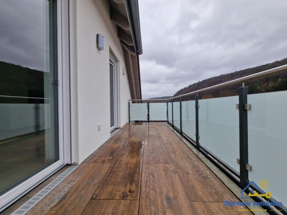 Balkon Dachgeschosswohnung Saal an der Donau