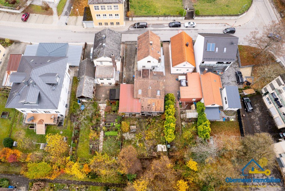 Vogelperspektive Einfamilienhaus Riedenburg