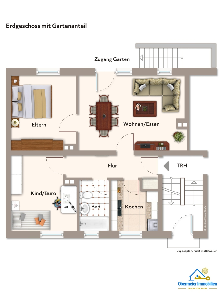  Erdgeschosswohnung Regensburg