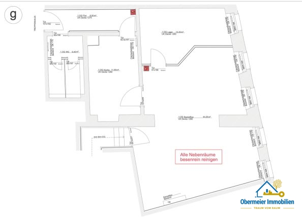 Grundriss OG Ladenlokal Regensburg