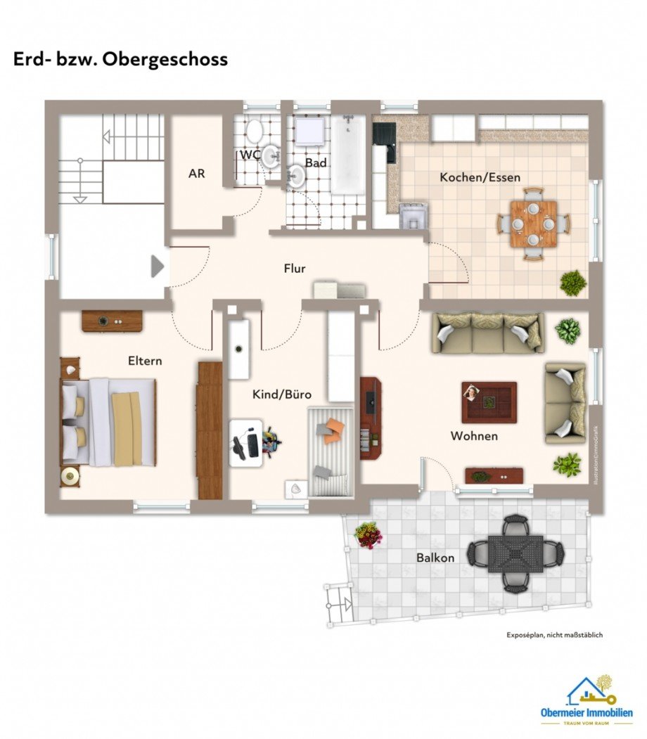 Erd- und Obergeschoss Zweifamilienhaus Schwandorf