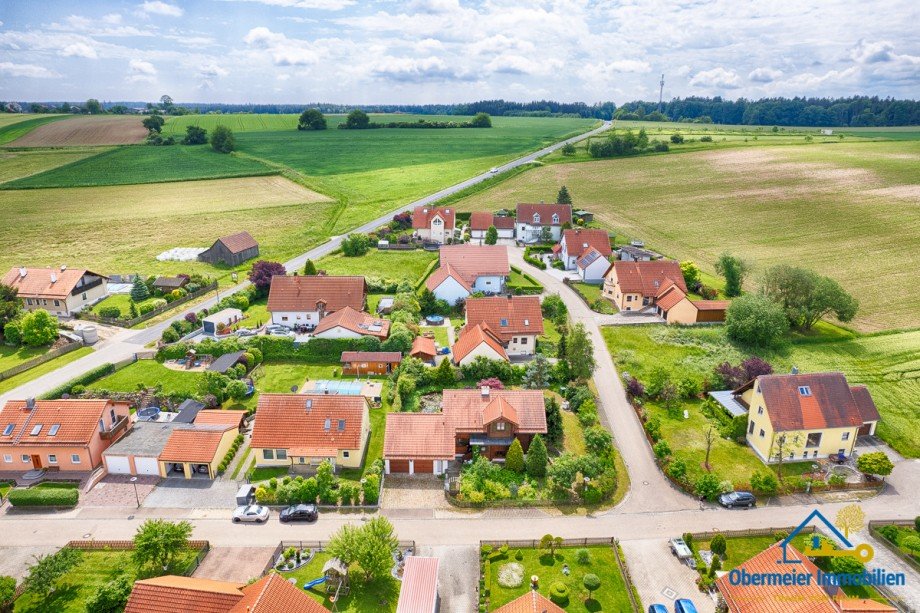 Vogelperspektive Einfamilienhaus Painten