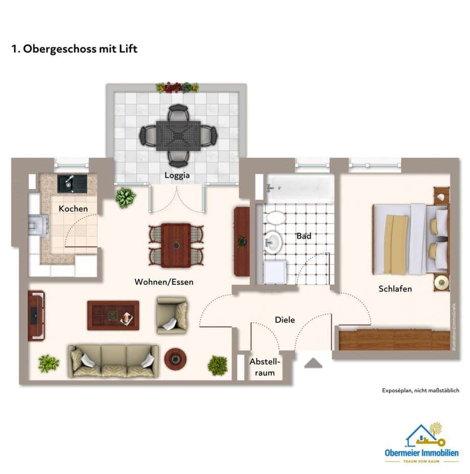 1. Obergeschoss Etagenwohnung Regensburg