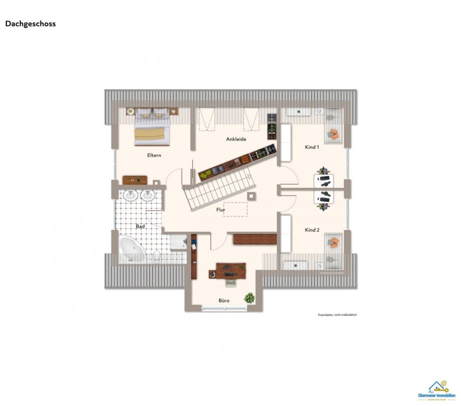 Dachgeschoss Einfamilienhaus Langquaid