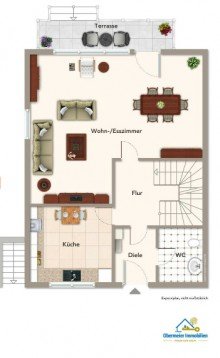Erdgeschoss Liebevoll modernisiertes Zuhause mit idyllischem Garten und Garage im begehrten R-Westen