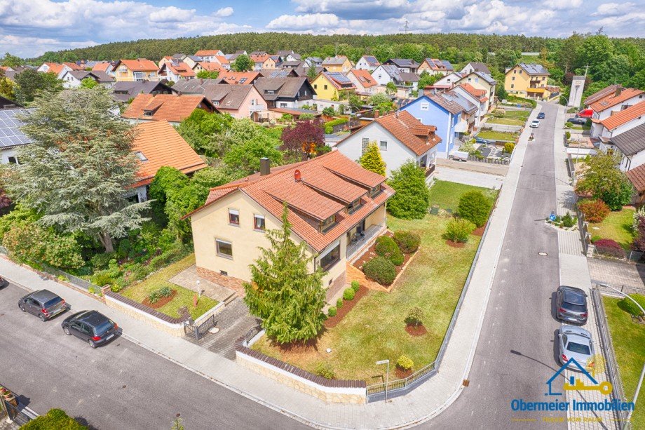 Vogelperspektive Zweifamilienhaus Maxh�tte-Haidhof