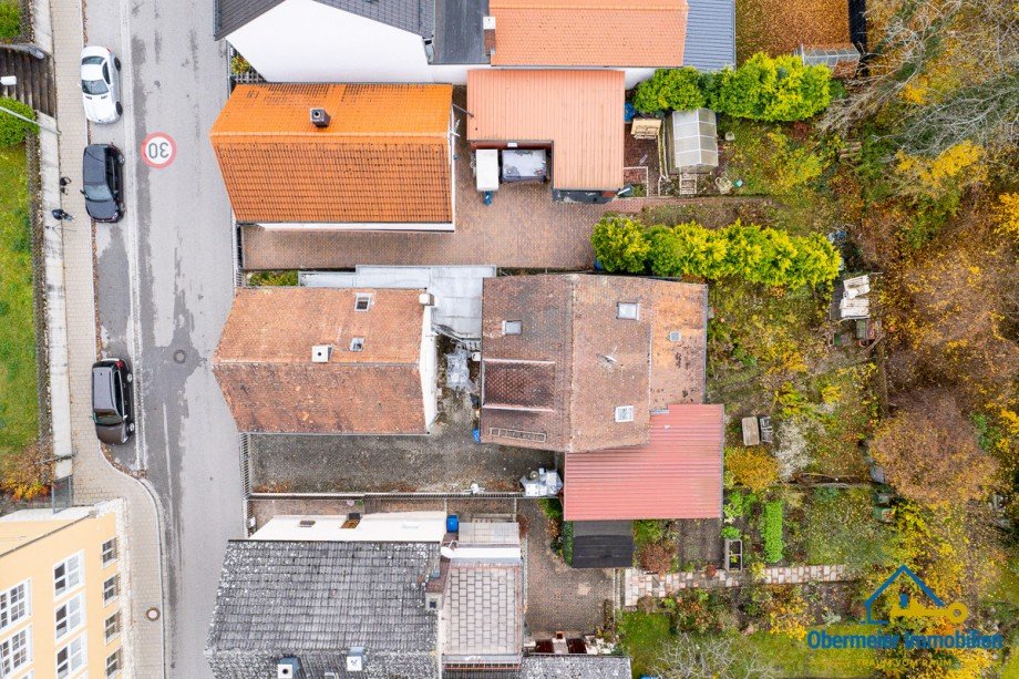 Vogelperspektive Einfamilienhaus Riedenburg