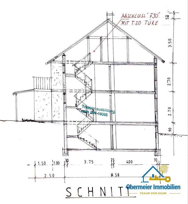 Schnitt Haus Bad Abbach